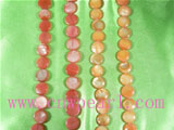 different colors of five strands button shell strands